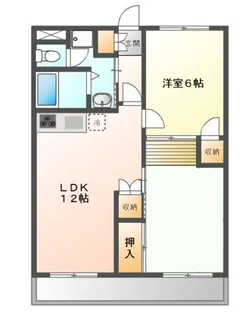 パレスサントピアII【1階】の間取り