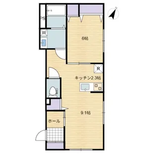 カシェット・デ・ミリカ【1階】の間取り