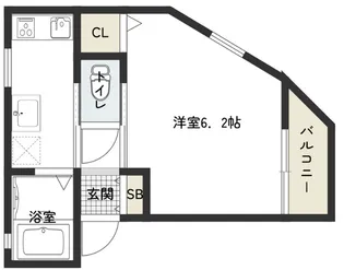 グランメール梅ケ香町ANNEX【2階】の間取り