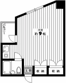 ベルヴィ尾瀬里【5階】の間取り