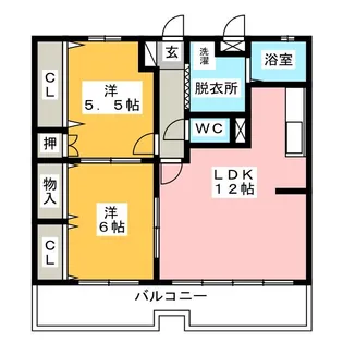 ルーチェ【2階】の間取り