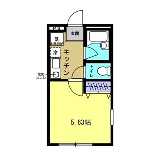 Pure Hanaue【1階】の間取り