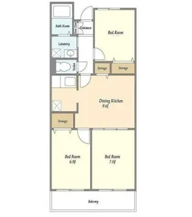 ネオ・プロミネンス【5階】の間取り