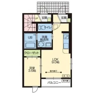 K‘sII【1階】の間取り