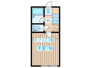 アメニティ国見【2階】の間取り