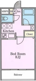 クロスアイヴィ【3階】の間取り