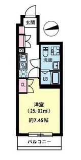 スマートVILLA旗の台III【3階】の間取り