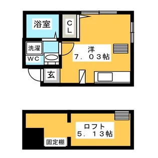 プリマ坂戸壱番館【2階】の間取り