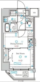 MIND両国【5階】の間取り