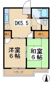 メゾンラフィット【2階】の間取り