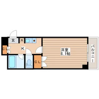 TS五輪ビル【3階】の間取り