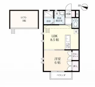 ピタっち【2階】の間取り