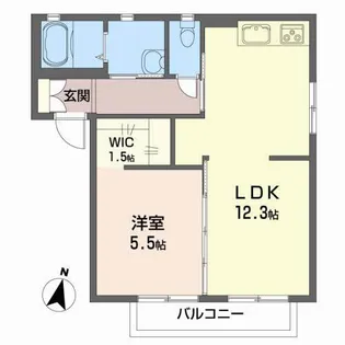 グリーンガーデン B【2階】の間取り