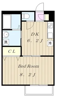 アムールマレ【1階】の間取り