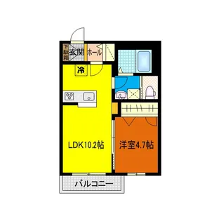 シャルマンII【1階】の間取り