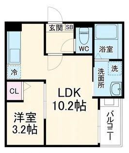 Jack izumiI【1階】の間取り