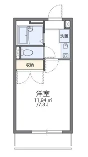 レオパレス葵第1【2階】の間取り