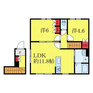 アリヴィオの間取り