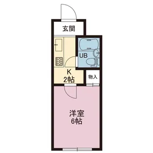 サファイアマンション【1階】の間取り