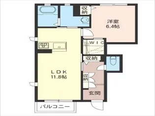 アトリエール【1階】の間取り