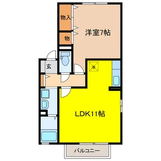 福寿荘の間取り