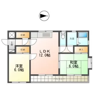 ウインヒル江南【4階】の間取り