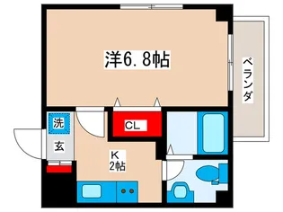 GAIA【4階】の間取り