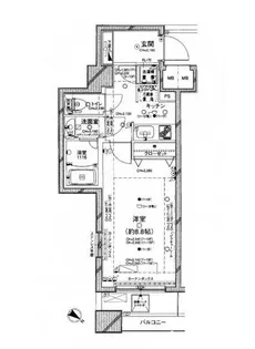 パレステュディオ池袋駅前【7階】の間取り