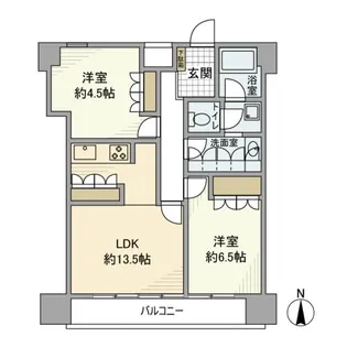 ニュー千鳥町マンション【10階】の間取り
