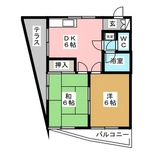 モンテローゼ【1階】の間取り