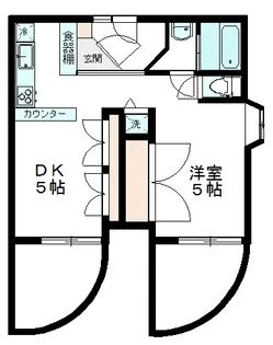 サンハイツ【2階】の間取り