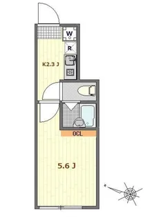 アーバングレイス阿佐ヶ谷【1階】の間取り