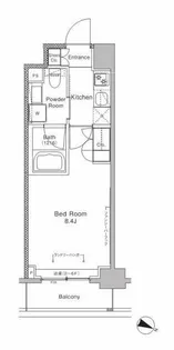 プラウドフラット中落合【2階】の間取り