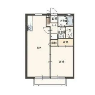 ヴァルール・N【2階】の間取り