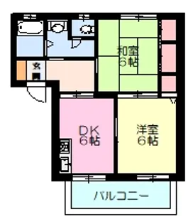 クレストコトーA棟【2階】の間取り