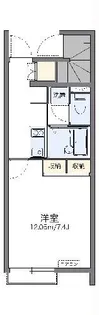レオネクスト元植田West【1階】の間取り