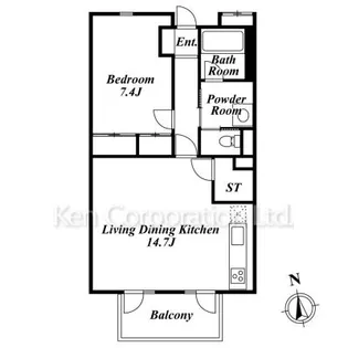 メナハウス久我山【3階】の間取り