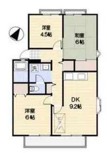 リビエール南平C棟【1階】の間取り