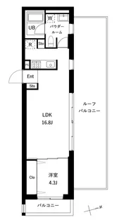 パストラーレ豊玉【4階】の間取り