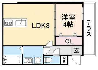 ウィンドヒル御殿山II【3階】の間取り