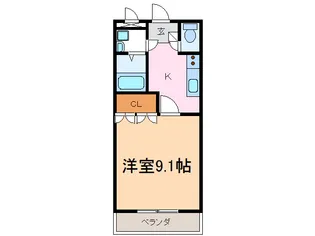 タンドレス観音【2階】の間取り