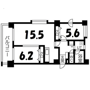 ノヴァ東札幌【11階】の間取り