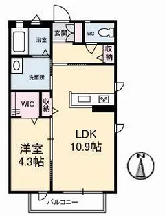 SAKURAII【2階】の間取り