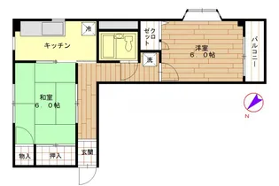 栗原ビル【3階】の間取り