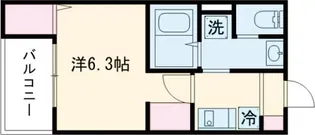 MELLAS葛西【3階】の間取り