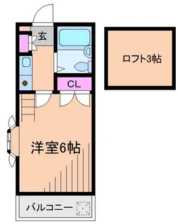 芙蓉ハイツ【2階】の間取り