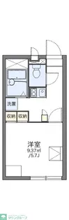 レオパレススティル インパクト【2階】の間取り