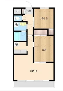 グランディール【3階】の間取り