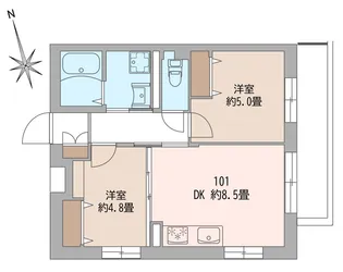 長手門テラス【1階】の間取り