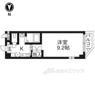 サンシード桃山【1階】の間取り